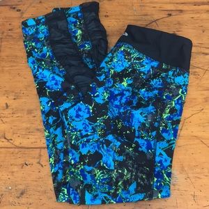 RBX blue black leggings